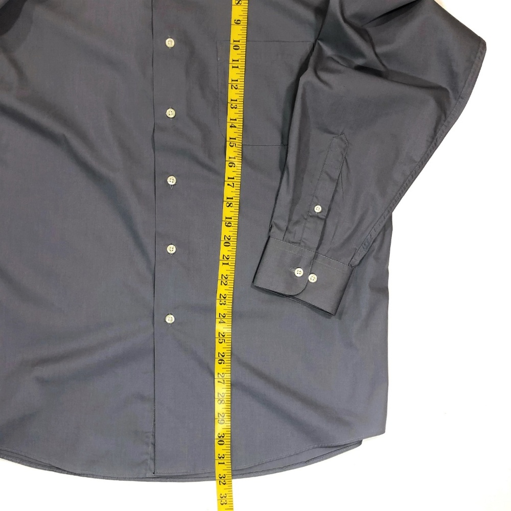 Giorgio Brutini Dark Gray Long Sleeve Shirt, Large - Picture 5 of 8